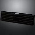 Black Multi Compartment Storage Organizer With Handle For Daily Household Use