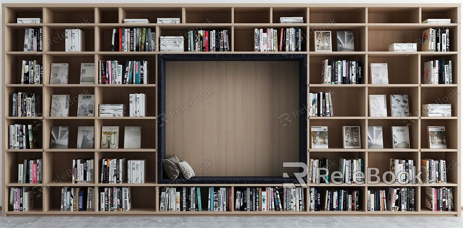 Modern Bookcase Decorative Bookcase model