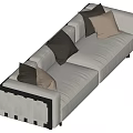 Modern Multiplayer Sofa 3d model