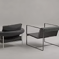 Modern Leisure Chairs Collection With Metal Frames Upholstered Seats And Diverse Designs