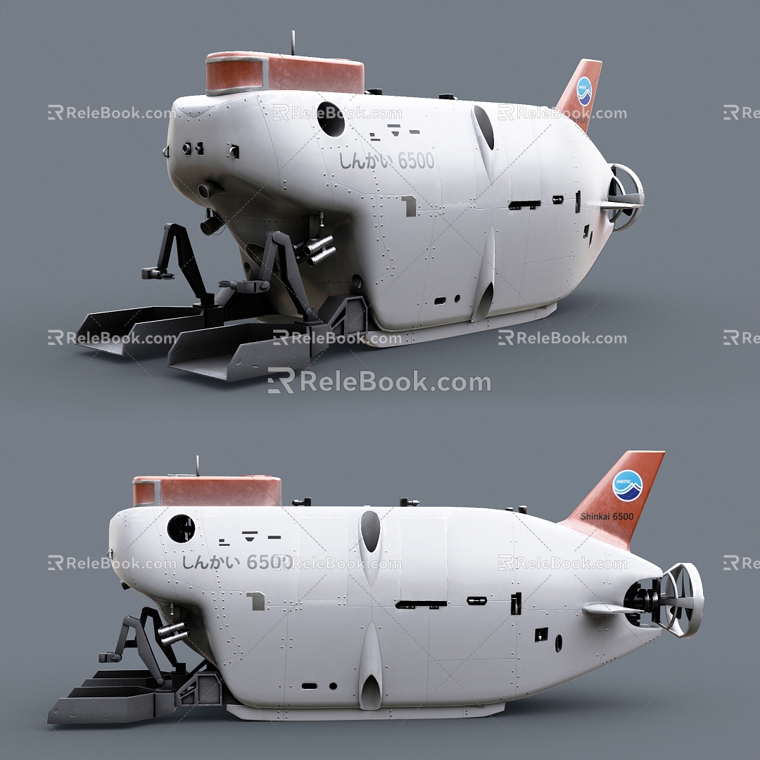 Modern Submarine Submarine 3d model