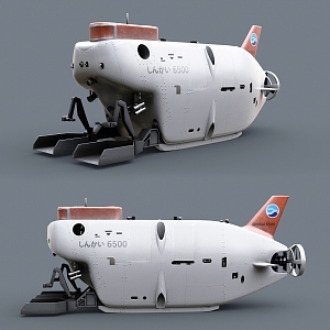 Modern Submarine 3d model