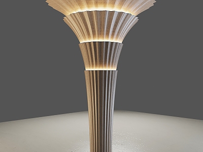 New classical column shape 3d model