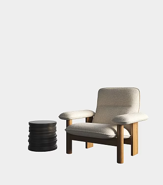 Antiquity Single Sofa Single Sofa Modern Single Sofa Chair 3d model