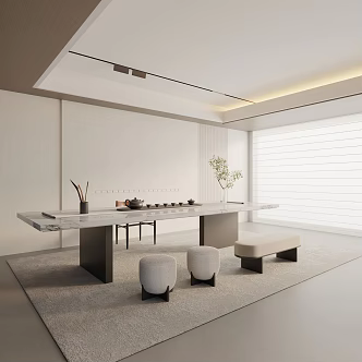Modern Tea Room 3d model