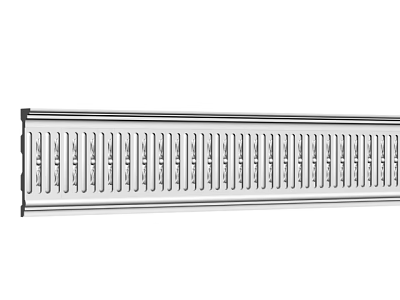 Decorative Gypsum Molding With Intricate Linear Patterns For Home Interior Decoration 3d model