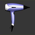 Sleek Modern Blue Hair Dryer With Ergonomic Handle And Lightweight Design