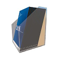 Oxford Blue 12x16 Inch Durable Expanding File Folder Organizer for Documents 3d model