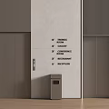 Modern elevator button 3d model