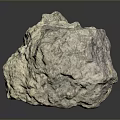 Natural Stone and Wood Decorative Object With Rough Surface and Organic Texture