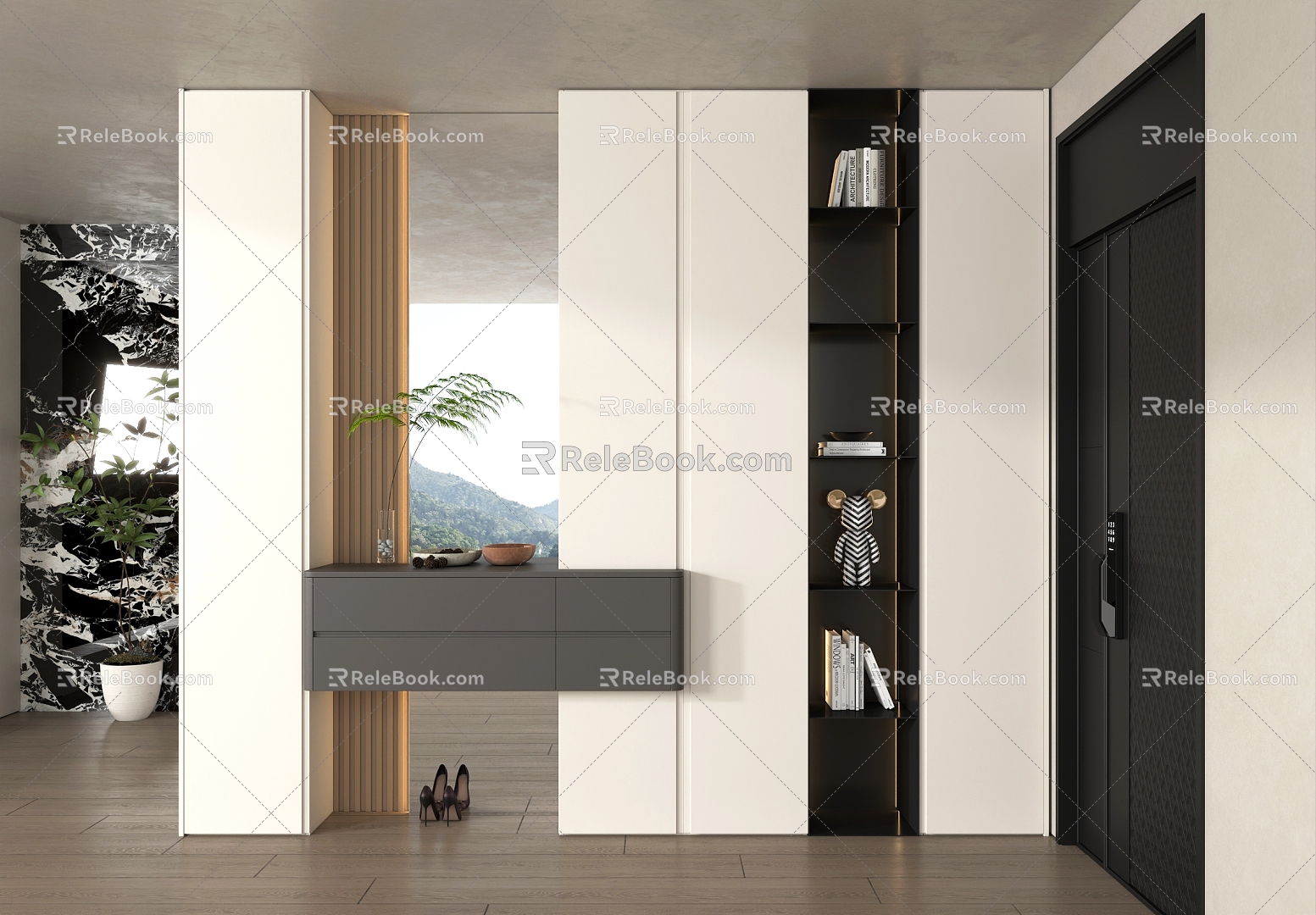 Shoe Cabinet Entrance Cabinet Entrance Cabinet 3d model