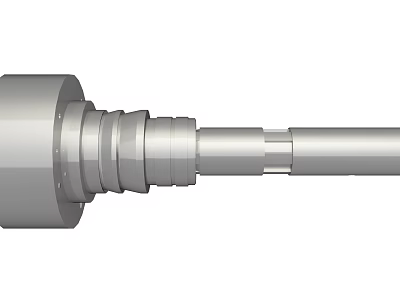 Stainless Steel Hardware Tool Precision Shaft With Multi Diameter Design 3d model