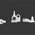 Various Precision Machined Metal Components With Shiny Surfaces And Different Shapes
