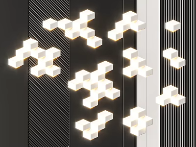 Modern wall lamp 3d model