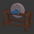 High Quality Hardware Tools Grinding Wheel with Sturdy Wooden Stand for Polishing