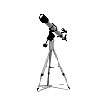 Professional Astronomical Telescope Mounted On Stable Tripod Stand For Stargazing