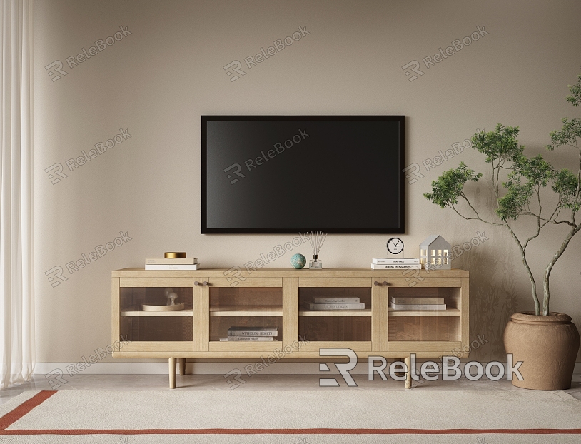 Nordic TV cabinet model