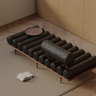Modern shoe changing stool 3d model