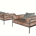 Modern Single Sofa Single Sofa Chair 3d model