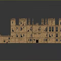 Aerial Planning of Classical Grand Building With Multi Story Symmetrical Design Towers And Roofs