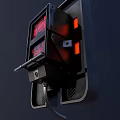 Modern Science Fiction Computer Modern Science Fiction Computer Future Technology Electrical Appliance Intelligence 3d model