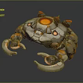 Mech tank mech insect mech spider crab machine crab mechanical crab mech crab 3d model