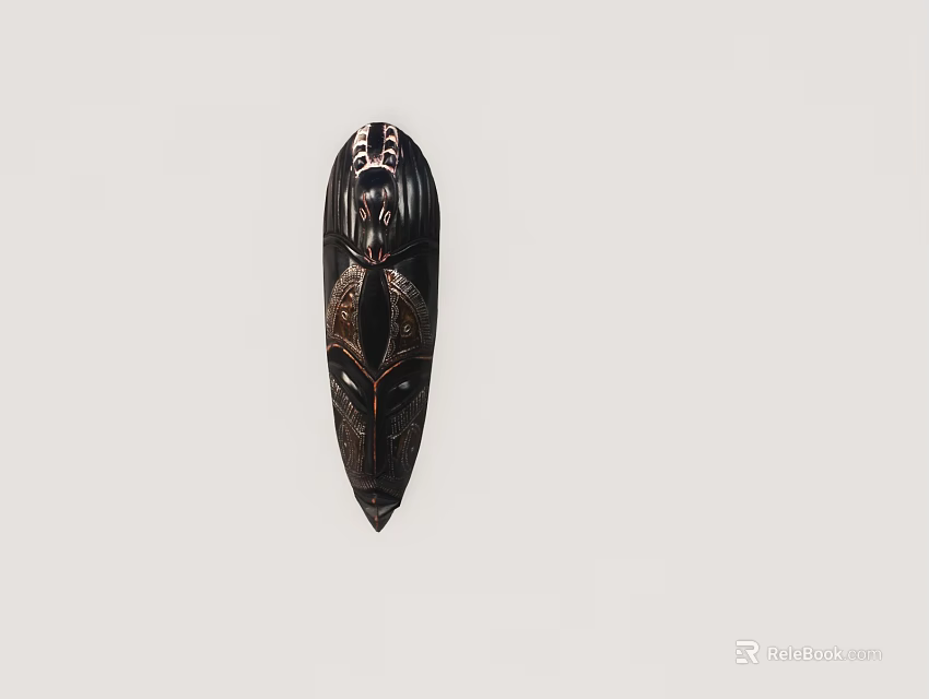Elegant Wall Lamp With Intricate Carved Design And Unique Shape For Home Decor 3d model 
