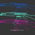 Decorated Rifles With Colorful Graffiti Skull Patterns Gold Accents And Blue Details
