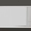 White Vertical Blinds For Window In Modern Home Interior With Light Filtering Design 3d model