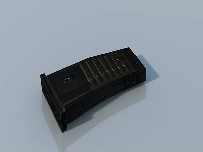 Stylish Black Swing Door Design Featuring Sleek Structure And Metal Hardware 3d model