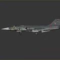 Gray Jet Aircraft Model Featuring Cockpit Landing Gear And Tail Fin
