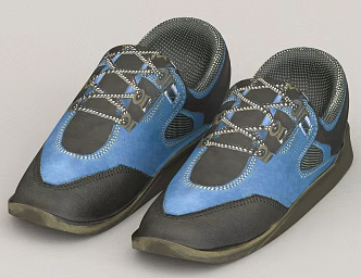sneaker running shoes 3d model