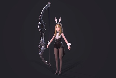 Bunny Girl Lori 3d model