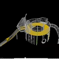 Elephant Slide 3d model