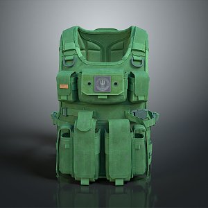 Special Forces Clothing Bulletproof Vest Bulletproof Helmet Special Forces Clothing Special Forces Equipment 3d model