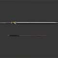 Medieval Sword And Scimitar With Ornate Hilt And Sharp Metal Blades