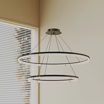 Modern chandelier 3d model
