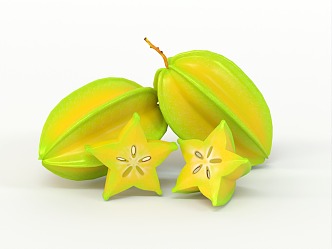 Modern carambola 3d model