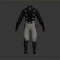 Stylish Apparel Collection Including Black Jacket Light Colored Pants and Black Boots for Daily Use