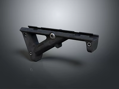 Iron Art Industrial Style Metal Component With Screws And Structure 3d model