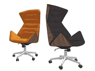 Leather Office Chair Modern Office Chair 3d model