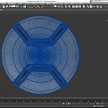 Iconic Captain America Shield Weapon With Red White Blue Color And Distressed Metal Star Design