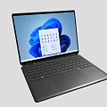 Hewlett-Packard Notebook Tablet Game Book Portable Computer Business Book Low Face Number Low Model Simple Model Movie and TV Level Super Realism 3d model