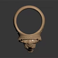 Elegant Golden Bull Head Design Ring With Taurus Symbol And Detailed Craftsmanship