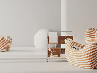 Modern Single Sofa Leisure Chair 3d model