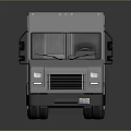 White Modern Commercial Box Truck Design With Smooth Exterior And Reflective Floor