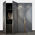 Modern wardrobe 3d model