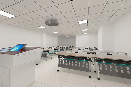teaching classroom 3d model