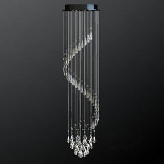 Crystal chandelier 3d model