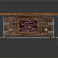 Industrial Style Workbench With Wooden Top And Metal Frame For Workshop Crafting